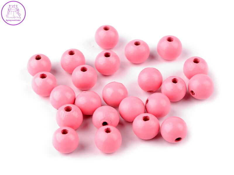 Dřevěné korálky Ø14 mm