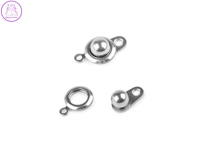 Bižuterní zapínání z nerezové oceli 8x14 mm Bižuterní zapínání z nerezové oceli 8x14 mm