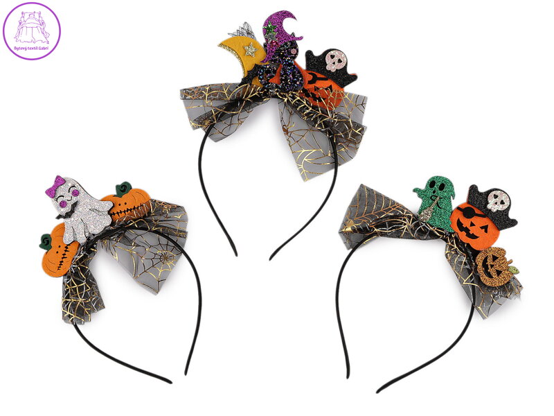 Čelenka do vlasů Halloween / čarodějnice