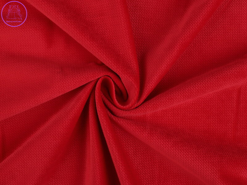 Velvet / samet strukturovaný jednobarevný