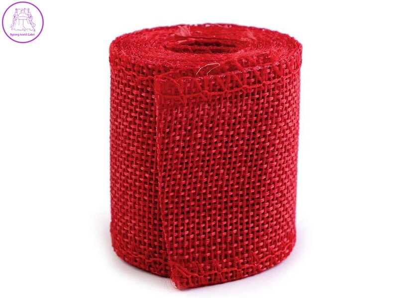 Stuha imitace juty šíře 50 mm
