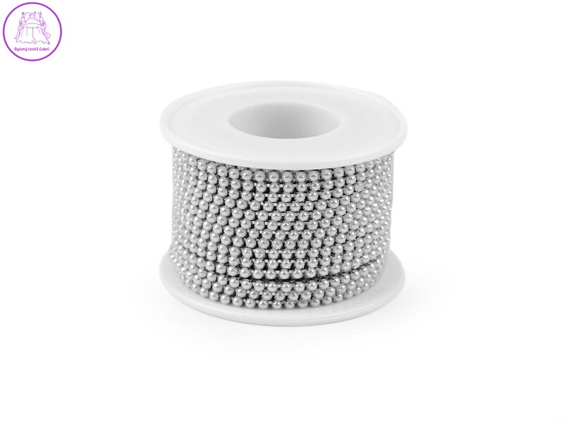 Perlový prýmek / borta šíře 2,5 mm