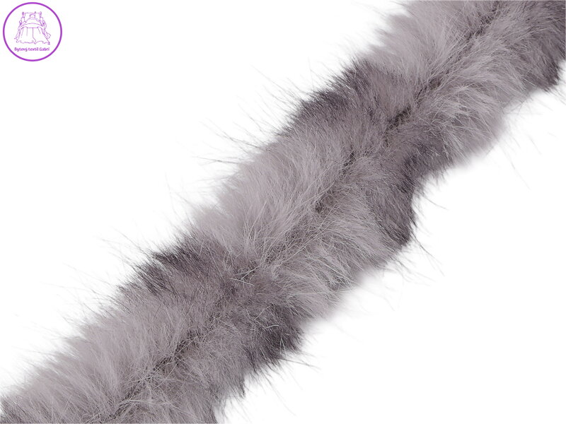 Všívací oděvní / dekorační kožešina kulatá zvířecí vzor šíře 4,5 cm