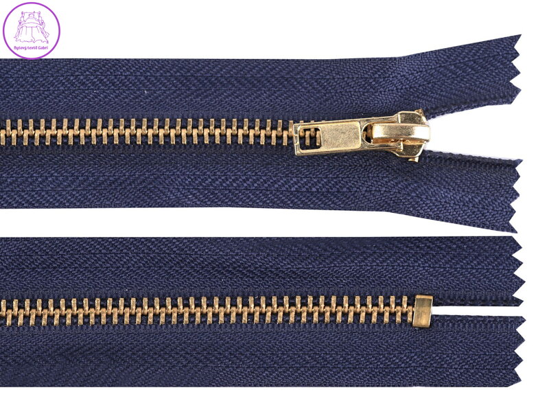 Kovový zip No 5 délka 12 cm (jeansový) Kovový zip No 5 délka 12 cm (jeansový)