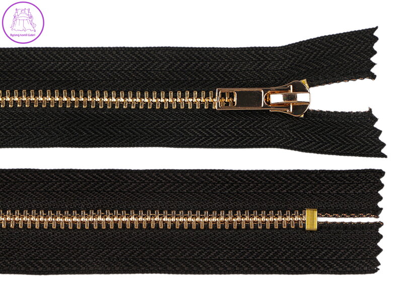 Kovový zip No 5 délka 12 cm (jeansový)