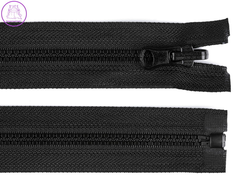 Kostěný zip šíře 5 mm délka 80 cm oboustranný Kostěný zip šíře 5 mm délka 80 cm oboustranný