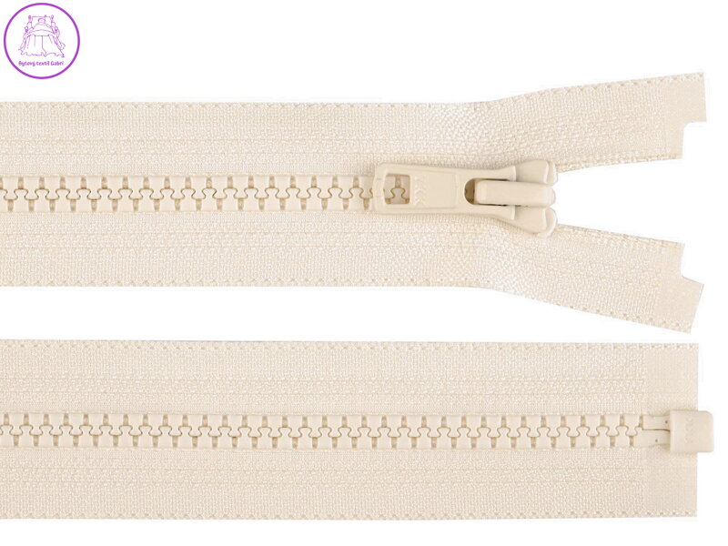 Kostěný zip YKK No 5 délka 75 cm bundový