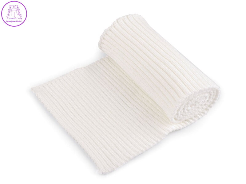 Elastický žebrovaný náplet hrubší šíře 14 cm Elastický žebrovaný náplet hrubší šíře 14 cm