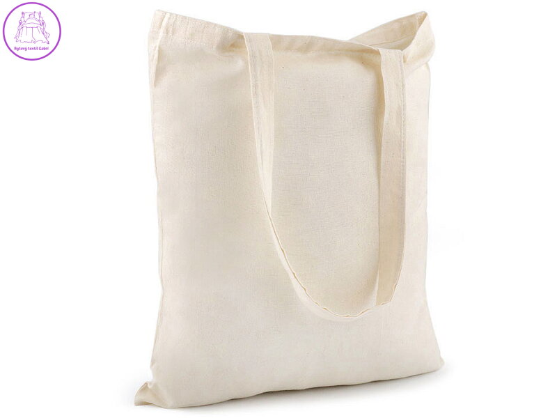 Textilní taška bavlněná k domalování / dozdobení 34x39 cm