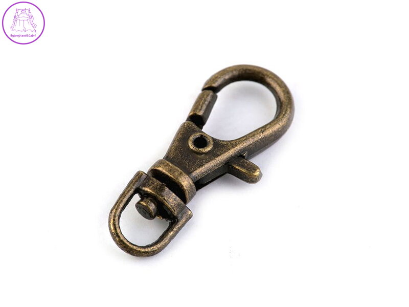 Kovová karabinka průvlek 4 mm