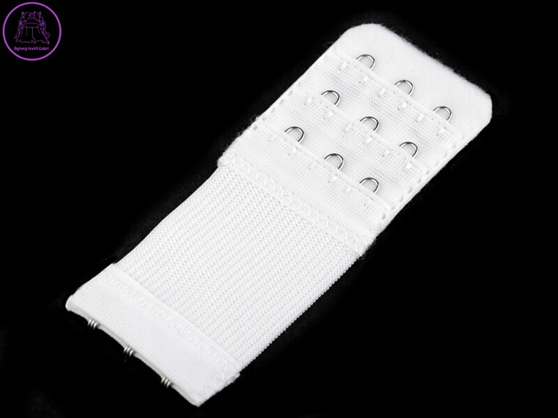 Prodloužení obvodu podprsenky šíře 40 mm trojřadé 3x3 Prodloužení obvodu podprsenky šíře 40 mm trojřadé 3x3