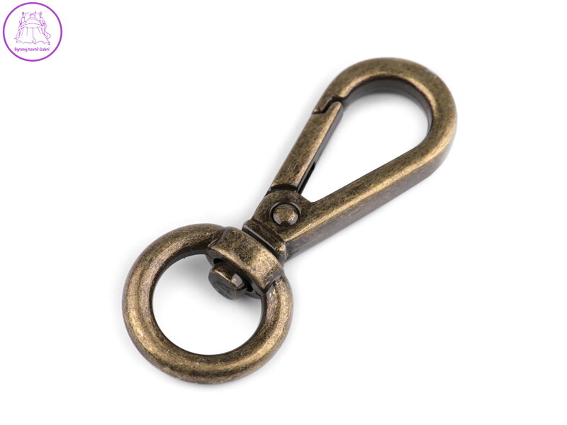 Kovová karabina průvlek 12 mm