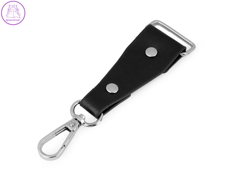 Karabina s prodloužením na kabelku / klíče šíře 30 mm Karabina s prodloužením na kabelku / klíče šíře 30 mm