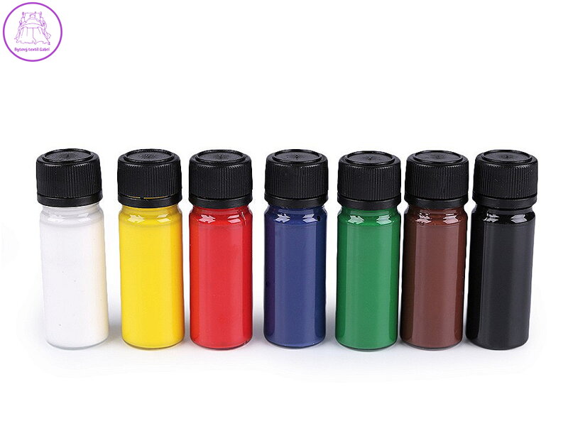 Sada barev na textil Art e Miss; na světlý textil, svítící ve tmě, neon