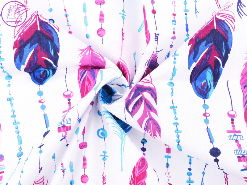 Bavlněná látka / plátno pírka