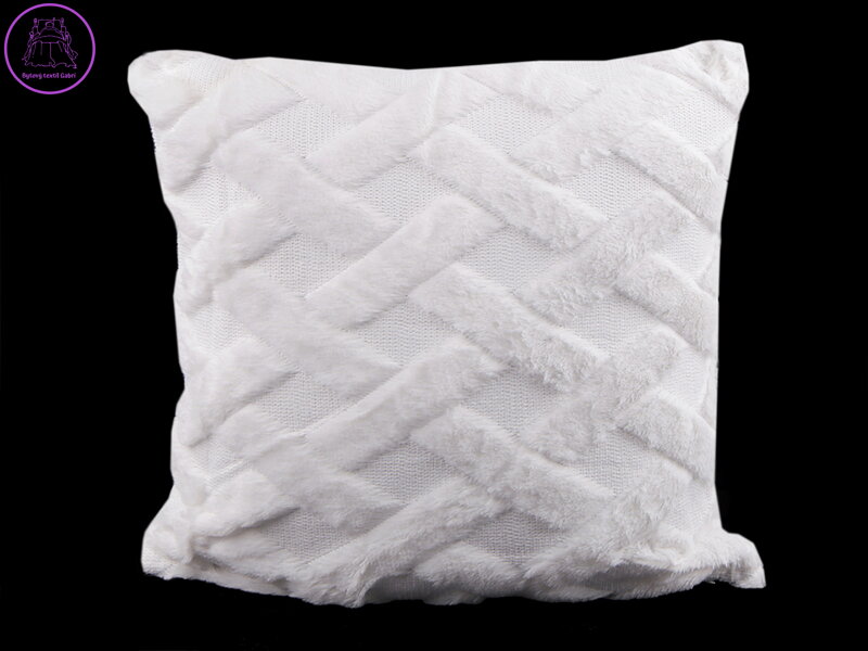 Povlak na polštář plyšový 45x45 cm