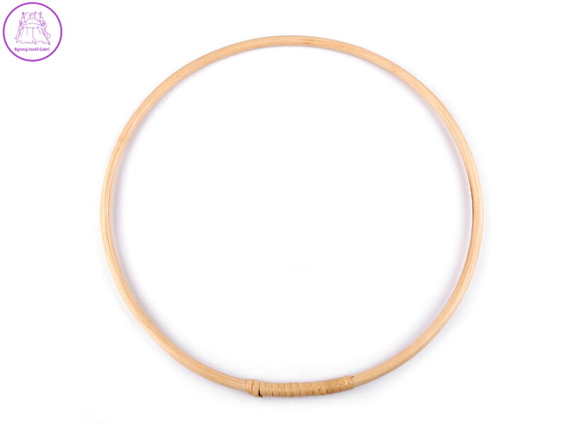 Bambusový kruh na lapač snů / k dekorování Ø30 cm