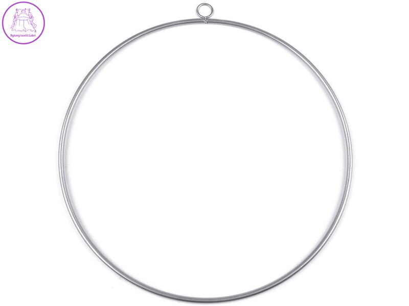 Kovový kruh na lapač snů / k dekorování Ø50 cm