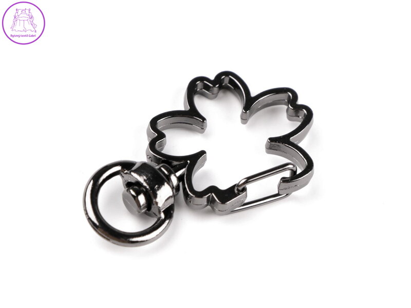 Kovová karabina čtyřlístek průvlek 8 mm