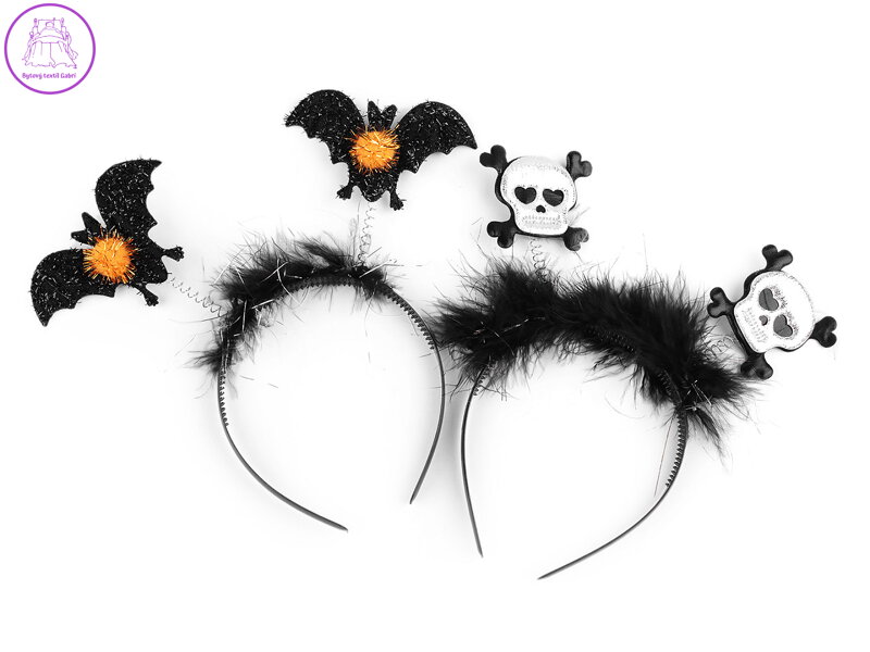 Čelenka do vlasů - Halloween, čarodějnice Čelenka do vlasů - Halloween, čarodějnice