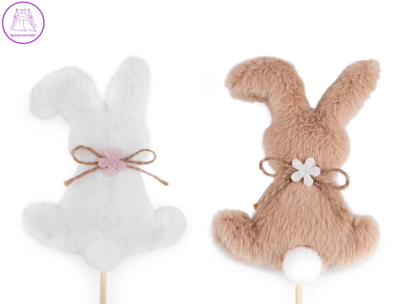 Zápich plyšový zajíček