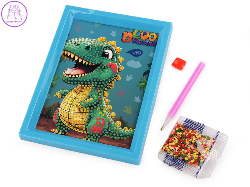 Diamantové malování s rámečkem, kreativní sada