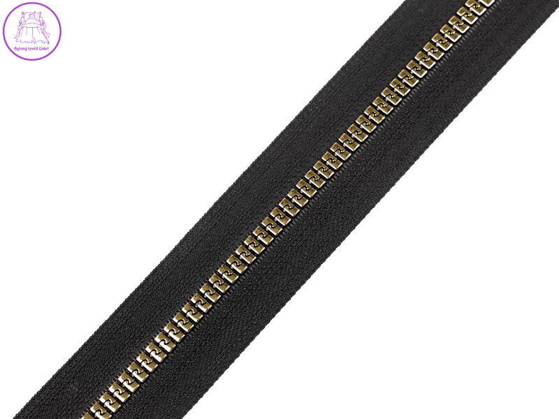Zip kostěný No 5 designový metráž Zip kostěný No 5 designový metráž