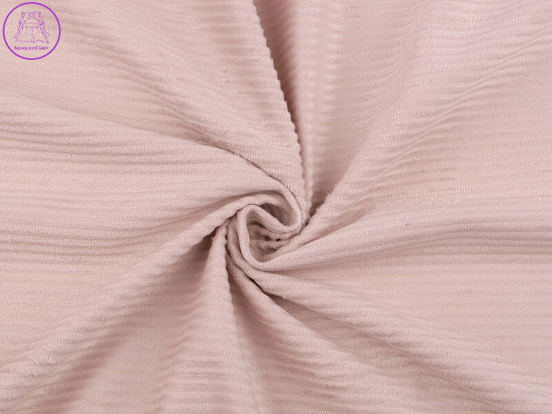 Velvet / samet oděvní s řádkovanou strukturou