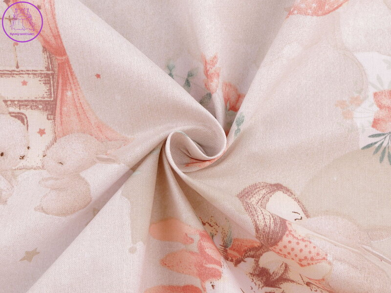 Bavlněná látka / plátno holčička