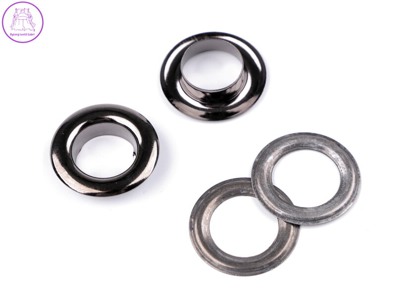 Průchodky s podložkou vnitřní Ø12 mm / vnější Ø21 mm lesklé 2. jakost