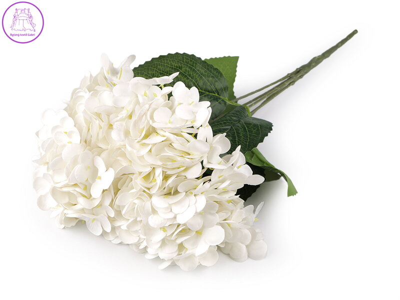 Umělá kytice hortenzie