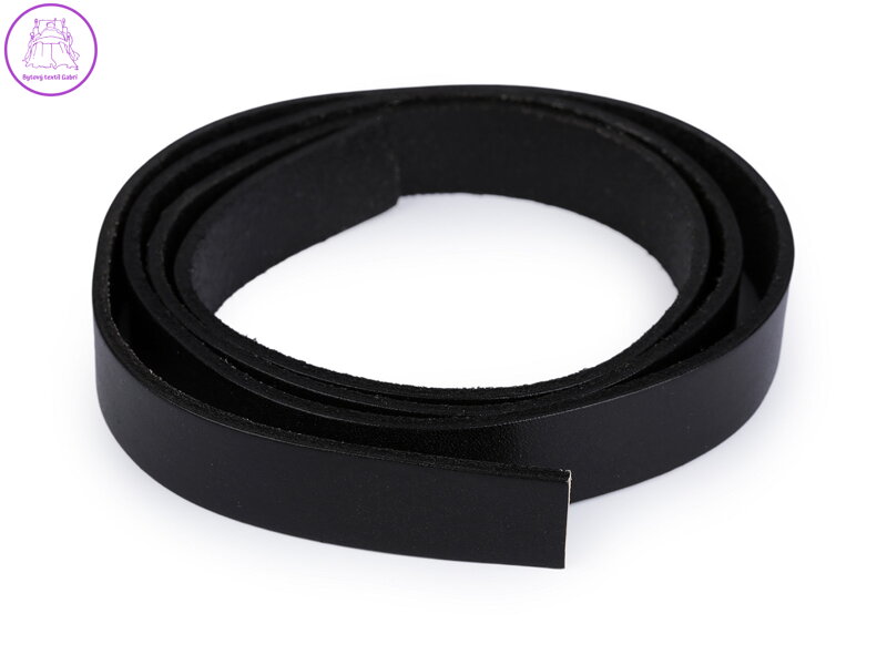 Kožený popruh / ucho na tašky - polotovar šíře 20 mm