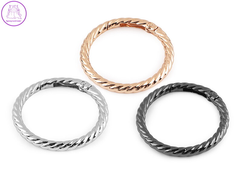 Karabina kulatá ozdobná Ø38 mm Karabina kulatá ozdobná Ø38 mm