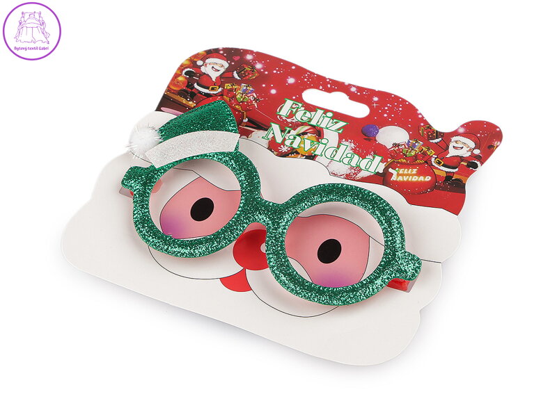 Vánoční párty / karnevalové brýle Santa Vánoční párty / karnevalové brýle Santa