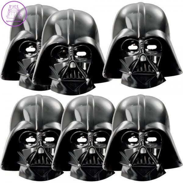 PROCOS Maska na obličej Darth Vader Hvězdné války set 6ks karton