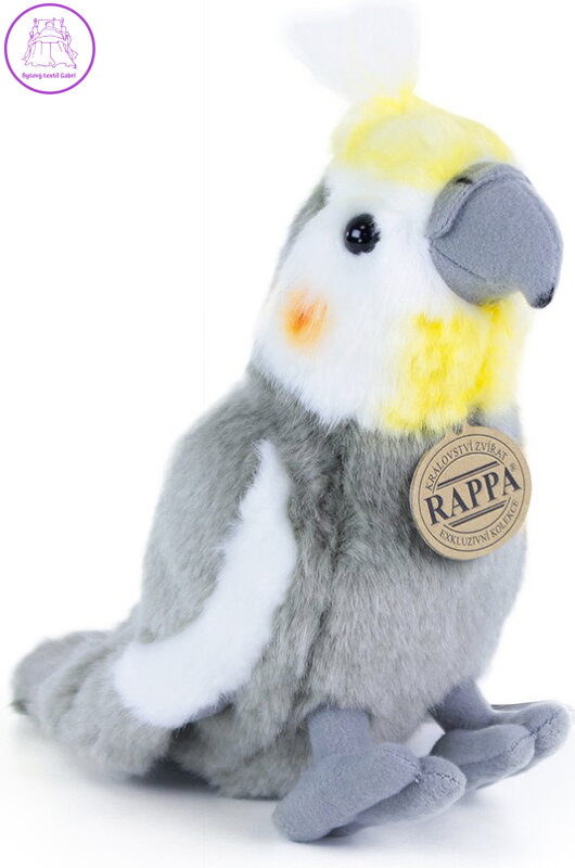 PLYŠ Papoušek Korela chocholatá 20cm ptáček *PLYŠOVÉ HRAČKY*