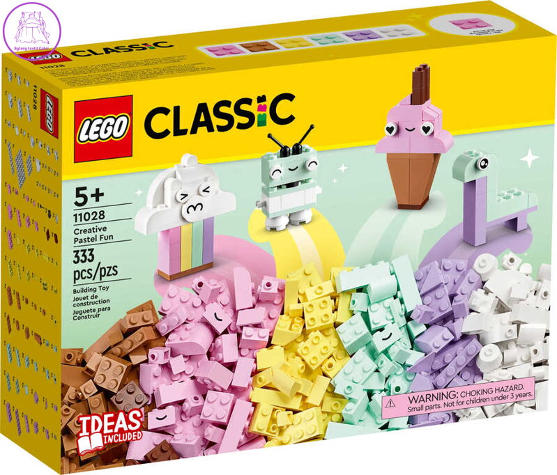 LEGO CLASSIC Pastelová kreativní zábava 11028 STAVEBNICE