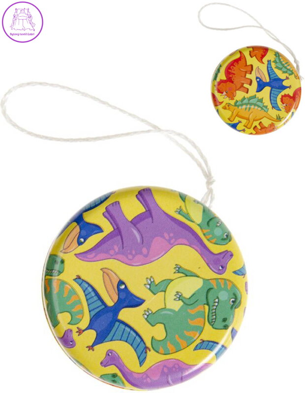 Jojo kovové dinosauři jo-jo (yo-yo) 2 druhy