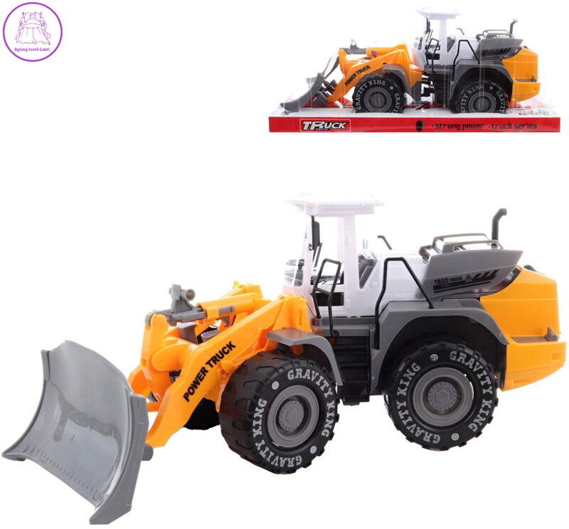 Auto stavební odhrnovač plastový buldozer na setrvačník