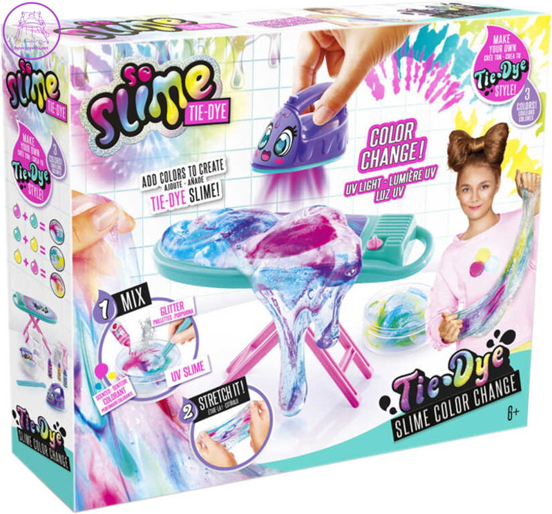 EP Line So Slime sliz duhový žehlení mění barvu na baterie UV Světlo