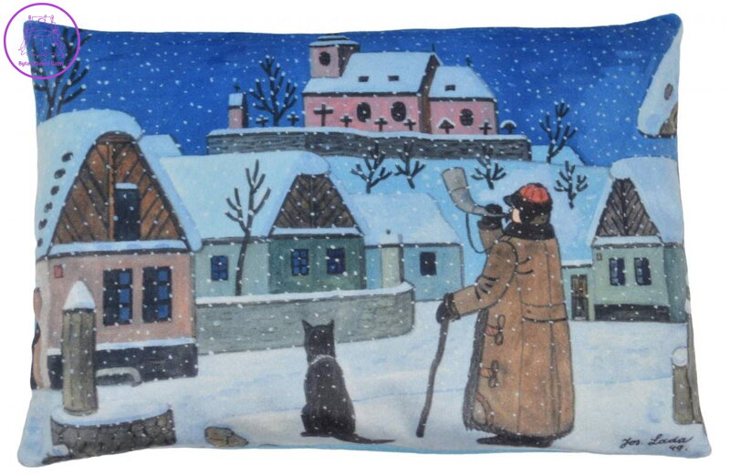 MORAVSKÁ ÚSTREDNA Polštář Josef Lada - Půlnoc