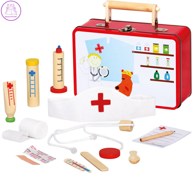 BINO Kufřík doktorský malý zvěrolékař dětské lékařské potřeby