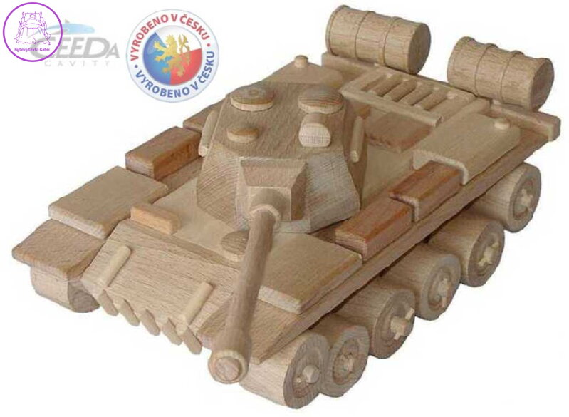CEEDA DŘEVO Tank RUSKÝ *DŘEVĚNÉ HRAČKY*