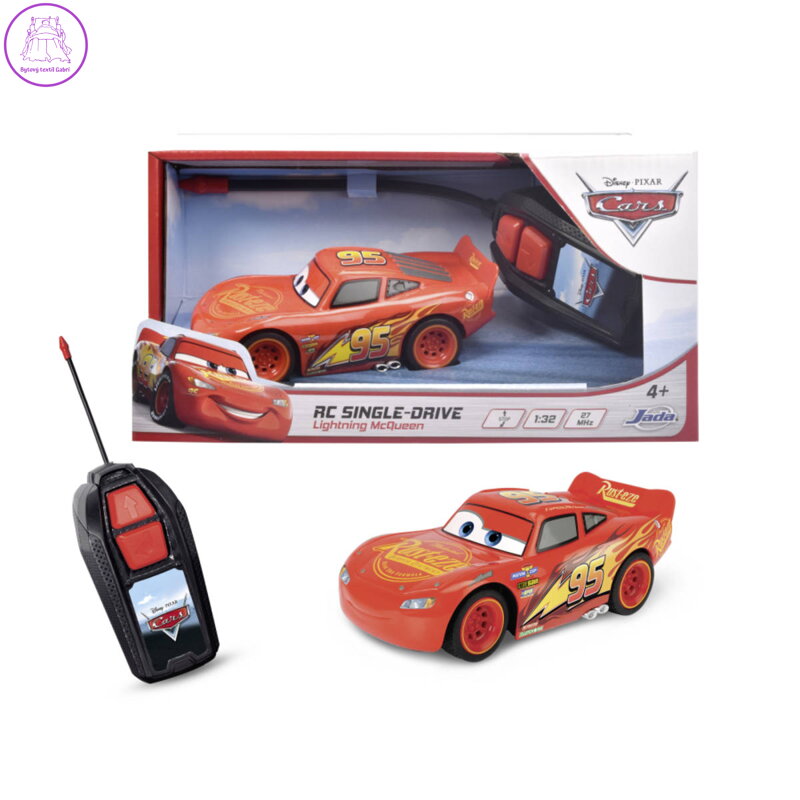 JADA RC auto Cars 3 Blesk McQueen Single Drive 1:32 na vysílačku