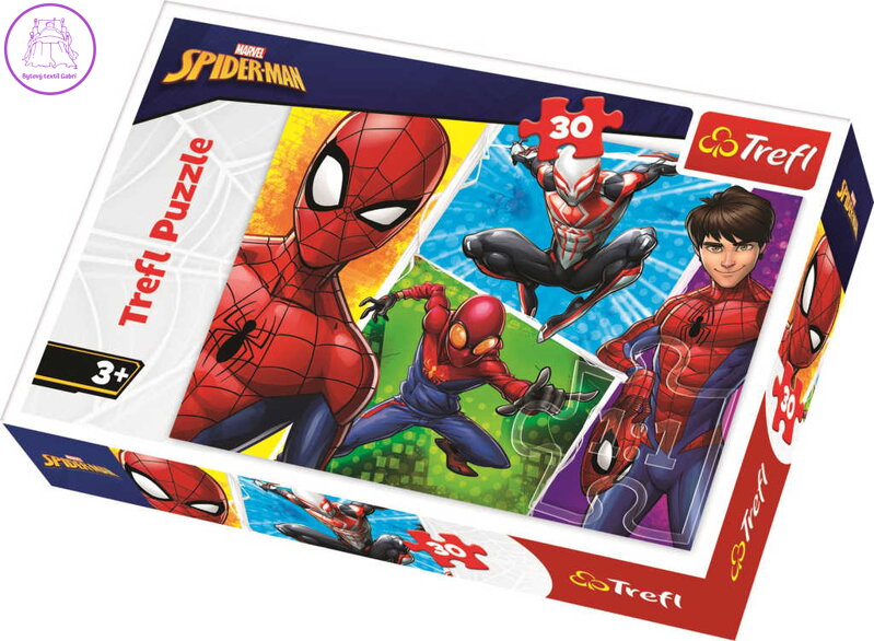 TREFL PUZZLE Spiderman a Miguel Marvel 27x20cm 30 dílků skládačka