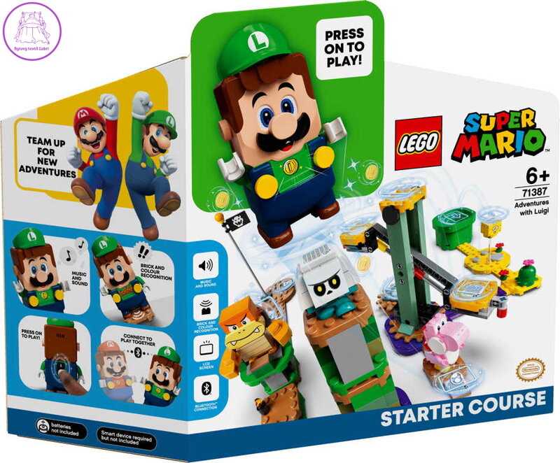 LEGO SUPER MARIO Dobrodružství s Luigim startovací set 71387 STAVEBNICE