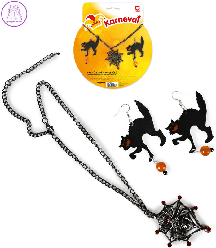 KARNEVAL Šperky Halloween set 3ks *KARNEVALOVÝ DOPLNĚK*