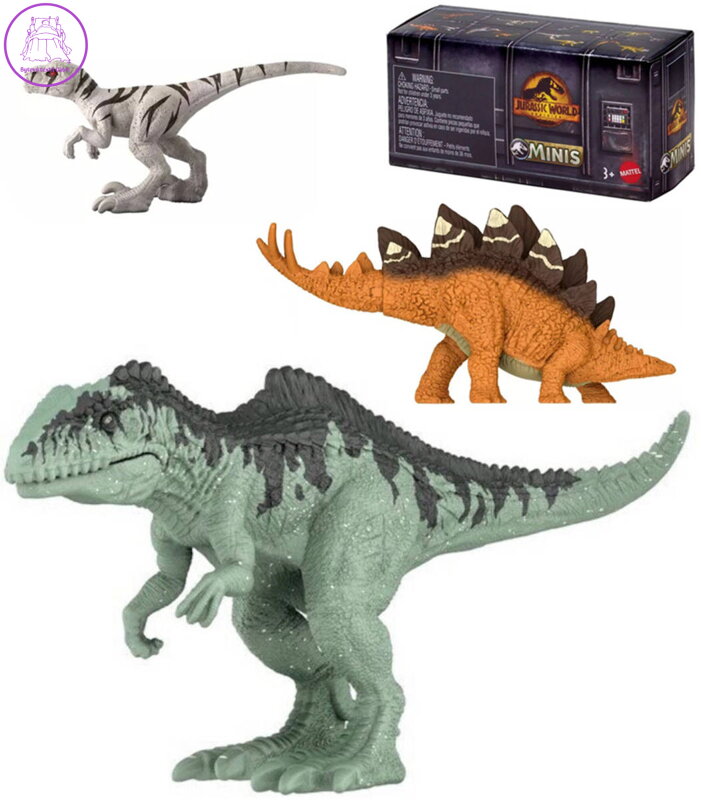 MATTEL Mini figurky dinosaurus Jurský svět: Nadvláda různé druhy s překvapením