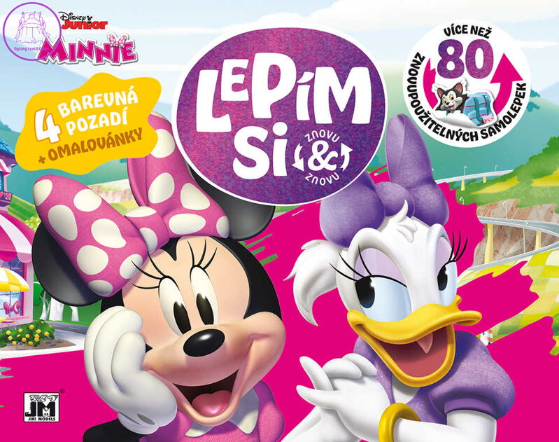 JIRI MODELS Lepím si znovu Disney Minnie Mouse zábava se samolepkami JIRI MODELS Lepím si znovu Disney Minnie Mouse zábava se samolepkami