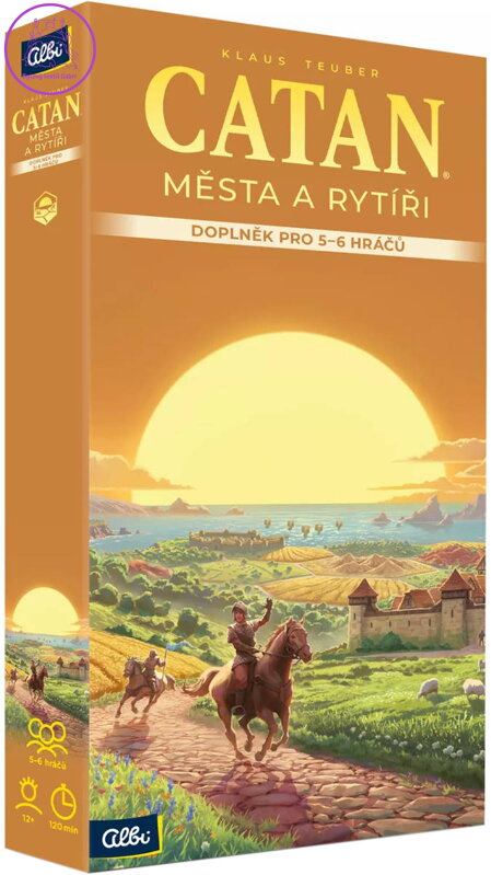 ALBI HRA Catan Města a rytíři rozšíření pro 5-6 hráčů *SPOLEČENSKÉ HRY*